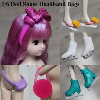 10 стилей 1/6 куклы обувь новое качество аксессуары для кукол супер модель шляпы повязка на голову сумки 30 см кукла  5