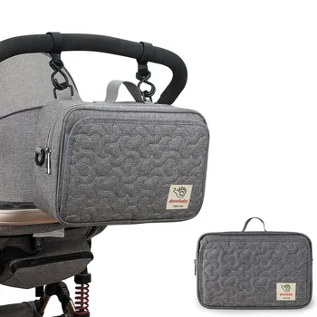 2022 Новая водонепроницаемая детская коляска с вышивкой Сумка для хранения Сумка для подгузников Сумка для подгузников Мама Ребенок Сумка для подгузников  10