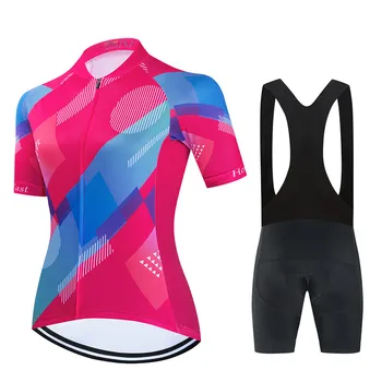 2023 Женский комплект джерси для велоспорта Лето с защитой от ультрафиолета Велосипедная одежда Быстросохнущая горная женская велосипедная рубашка Женская велосипедная одежда  5