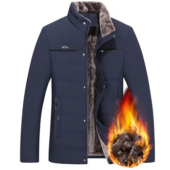 2023 Зимняя куртка Мужская хлопковая мягкая теплая свободная утолщающаяся парка Пальто Повседневная вельветовая короткая мужская куртка Мужская брендовая одежда  5