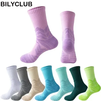 2023 Новые мужские спортивные носки с полотенцем Макарон, Mecha, боевые баскетбольные носки, утолщенные женские носки, носки для ног  10