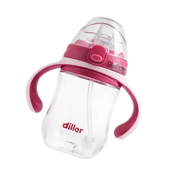 270 мл Детская чашка-непроливайка Чашка-непроливайка Антиутолщенный гравитационный шар Дизайн Детская питьевая обучающая соломинка Бутылки для воды Принадлежности  5