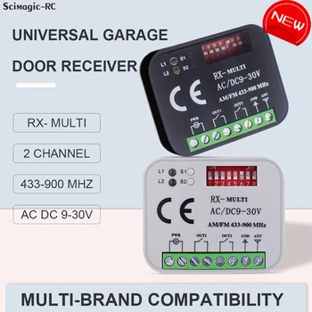 300- 868 МГц RX-Multi Универсальный контроллер контроллера гаражных ворот с дистанционным управлением для передатчика 433 МГц 868,35 МГц  10