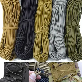 4 цвета Прочная эластичная веревка длиной 4 метра 3 мм / 4 мм Шитье одежды Ремесло Многопрядная дихотомантная веревка Открытый инструмент  5
