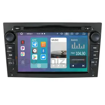 Android10 IPS Авторадиоплеер Мультимедиа GPS для Opel Vauxhall Astra H Vectra Antara Zafira Corsa Vivaro Meriva Tigra 2Din WIFI  10