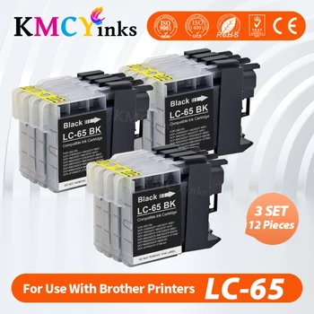 KMCYinks Чернильный картридж, совместимый с Brother LC11 LC16 LC38 LC61 LC65 LC67 LC980 LC990 LC1100 DCP-145C/185C/385C/535CN/585CW  10