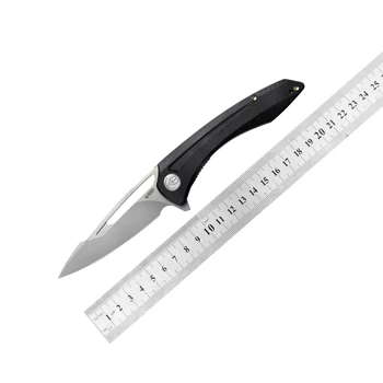 Kubey Нож Ku345 Merced Складной нож Дробеструйная обработка AUS-10 Лезвие G10 Ручка G10  4