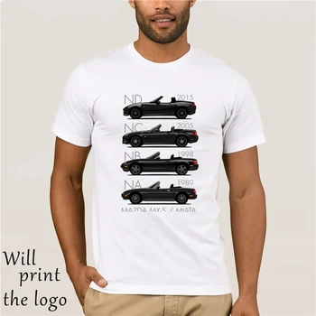 MX5 Evolution Черная автомобильная футболка Мужская уличная одежда для отдыха для мужчин Лето 100% хлопок Camiseta  5