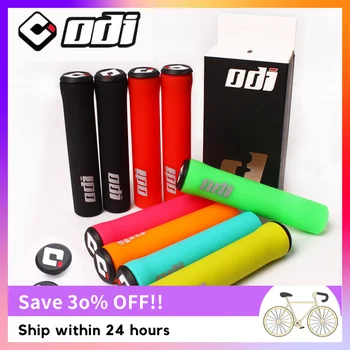 ODI Ручки велосипеда Ручки Красочный Многоцветный Горный Складной Велосипед MTB Сверхлегкий Противоскользящий Вспенивающийся, включая Plug Bike Parts  5