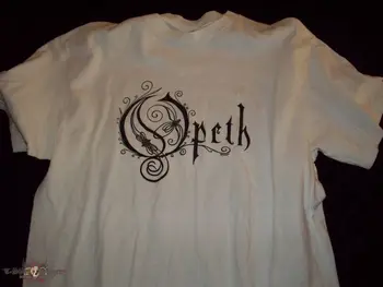 Opeth - Белая футболка с логотипом - Прогрессивный дэт-метал - Deliverance - WATCHITEM!  5
