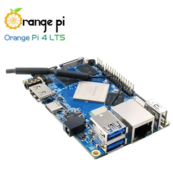 Orange Pi 4 LTS 4 ГБ LPDDR4 16 ГБ EMMC Rockchip Hexacore Development Board RK3399 Wifi + BT5.0 Gigabit для OPI 4  10