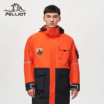 PELLIOT Mars Series Три в одном Stormtrooper Мужская осенне-зимняя флисовая съемная ветрозащитная куртка средней длины  5