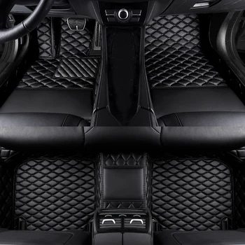 PU Leather Luxury 3D Индивидуальный автомобильный коврик для BMW M2 F87 2 Двери M3 4 Двери M5 2018-2022 X5M 09-14 Аксессуары для интерьера автомобиля  5