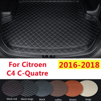 SJ High Side Всепогодный Индивидуальный Подходит Для Citroen C4 C-Quatre 16-2018 Коврик для багажника автомобиля AUTO Аксессуары Задний грузовой вкладыш Коврик  5