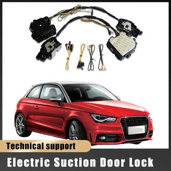 Smart Auto Electric Sucks Door Lock для Audi A1 2015-2022 Автоматическая дверь с плавным закрыванием Super Silence Автомобильная дверь  10