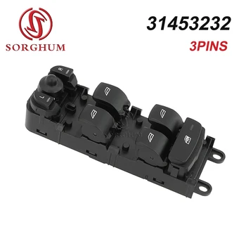 SORGHUM 31334345 Передний левый переключатель стеклоподъемника автозапчастей для Volvo S80 S60L C70 V70 XC90 V60 V90 C30 14 - 16 31453232 31376495  5