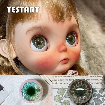 YESTARY Глаза для игрушек BJD Blythe Doll Аксессуары Цвет Шаблон Ручной Работы Магнит Окуляр Капля Клей Окуляр Для BJD Куклы Глаз  5