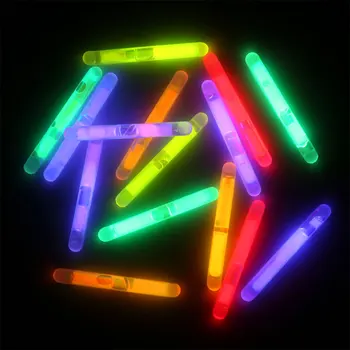 YOMDID 10 шт. Многоцветные светящиеся палочки Красочные световые палочки Химические флуоресцентные палочки для украшения свадебных клубов  4