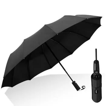 автоматический зонтик УФ-блокировка большой складной солнцезащитный козырек мужчины и женщины умбершут зонтик ветрозащитный сильный бесплатная доставка  5