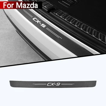 Автомобильная наклейка из углеродного волокна украшение бампера багажника автомобиля модифицированное украшение для Mazda CX3 CX5 CX7 CX8 CX9 CX30 M3 M6  5
