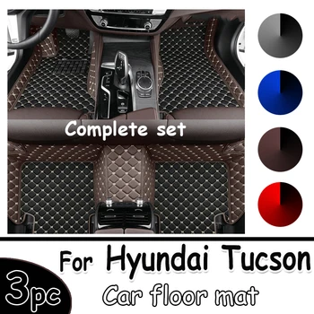 Автомобильные коврики для Beijing-Hyundai Tucson 2021 2022 Изготовленные на заказ автомобильные коврики для ног  5