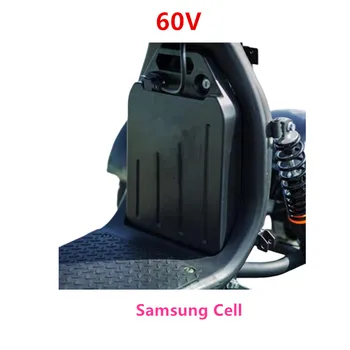 Быстрый 60 В 20 Ач 24 Ач 25 Ач 30 Ач Для Samsung Cell Двухколесный складной Citycoco X7 X8 X9 Fat Tire Scooter Аккумулятор для 1500 Вт 2000 Вт  5