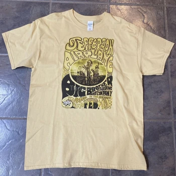 Винтажная новая рубашка Deadstock Jefferson Airplane Joplin Band в аудитории  5
