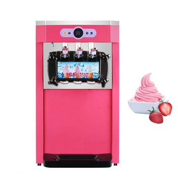  Высокоэффективная машина для мороженого Настольная мягкая мороженица Машина для приготовления мороженого из нержавеющей стали Коммерческая  5