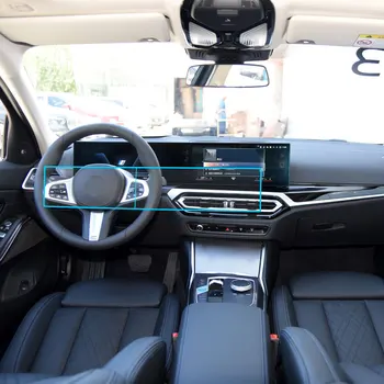 Для BMW i3 iX i4 eDrive40 M50 2022 2023 12,3-дюймовый навигационный сенсорный экран, информационно-развлекательный дисплей Защитная пленка из закаленного стекла  5