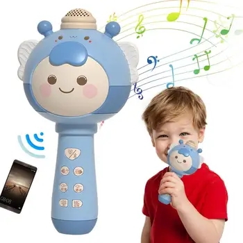  Игрушечный микрофон для детей Караоке Многофункциональная поющая игрушка Музыка Высококачественная ранняя развивающая игрушка для вечеринки День рождения Пикник  10
