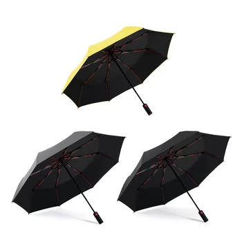 Компактный дорожный зонт Ветрозащитный зонт Анти-УФ для защиты Зонты для гольфа T21C  5