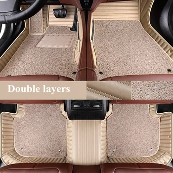 Лучшее качество! Изготовленные на заказ специальные автомобильные коврики для Mercedes Benz EQE SUV 2023 2024 водонепроницаемые двухслойные ковры, бесплатная доставка  5