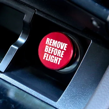  Металлическая вилка прикуривателя Пыленепроницаемые заглушки Заготовка Крышка кнопки Подходит для большинства автомобилей со стандартом 12 Замена GTWS  5