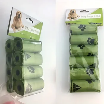  Мешки для собачьих какашек Экологически чистые мешки для какашек Герметичные мешки для собачьих отходов для домашних животных Товары для активного отдыха Биоразлагаемая окружающая среда  10