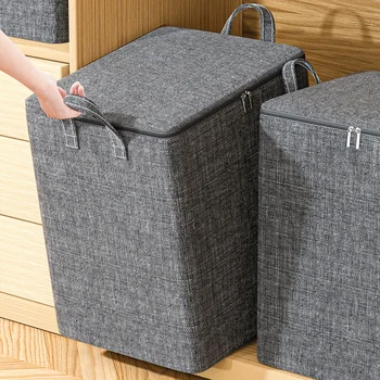  Многофункциональная катионная сумка для хранения Складная одежда большой емкости Одеяло Портативный контейнер для хранения Очистка от пыли Спальня  10