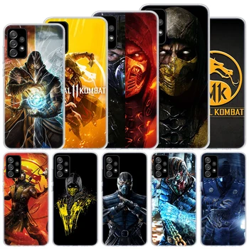 Мягкий чехол Mortal Kombat для Samsung Galaxy A52 A53 A54 A32 A34 A22 A24 A12 A14 Чехол для телефона A33 A23 A13 A02S A03S A04S A72 A73 A4  5