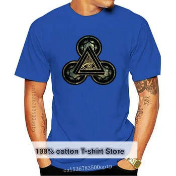 Новая мужская футболка All Seeing Eye Illuminati Tee Женская футболка-4049D  5
