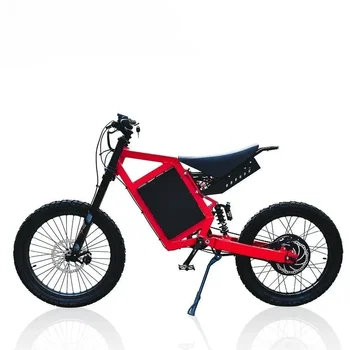 (НОВАЯ СКИДКА) Hezzo 72V 5000W Электрический мотоцикл для бездорожья Мощный стелс-бомбардировщик Ebike 30 Ач Mini Offroad E-dirtbike  10
