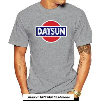Новая футболка Datsun Универсал Логотип Футболка Мужская футболка Черная одежда Япония Шикарные топы Летняя футболка с коротким рукавом Красный автомобиль Уличная одежда  3