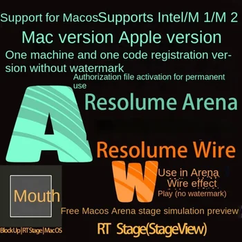 (поддержка обновления новой версии) Resolume Arena 7.18.1 для Mac и M1 Rt stage Визуальный симулятор для Win или Mac  10