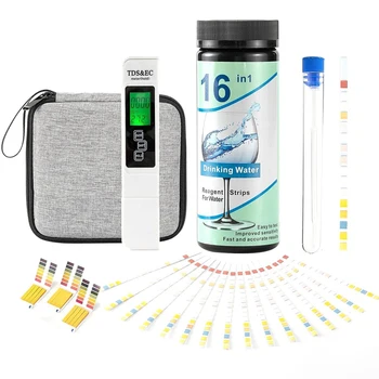  Профессиональный набор для тестирования питьевой воды для домашнего бассейна Кленовый сироп Научные эксперименты Прочный Простой в использовании Легко носить с собой  10