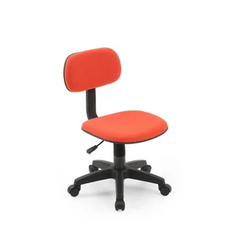 Рабочий стул с поворотом и регулируемой высотой, вместимостью 100 фунтов, красный  10