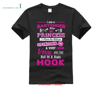 Рубашка бармена - Я бармен Футболка Универсал мужская футболка хлопковая с короткими рукавами с круглым вырезом Женская футболка  5
