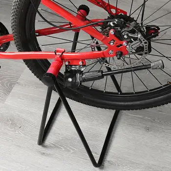 Стенд для ремонта велосипедов Удобная практичная подставка для велосипеда Горный дорожный велосипед Треугольник Вертикальная складная подставка для велосипеда  5