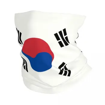 Флаг Южной Кореи Бандана Зимняя Согреватель Шеи Мужчины Ветрозащитный Обертывание Лицо Шарф Для Походов Гетры Повязка на голову  5