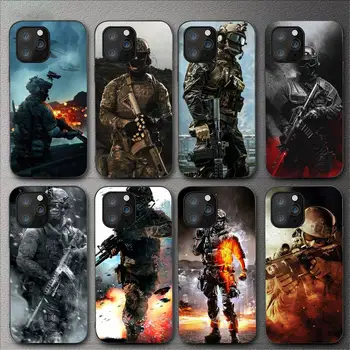 Чехол для телефона солдата спецназа для iPhone 11 12 Mini 13 14 Pro XS Max X 8 7 6s Plus 5 SE XR Shell  5