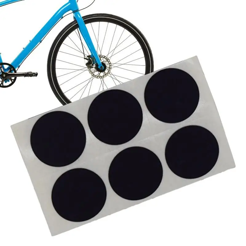 Заплатки для ремонта велосипедных шин 6 шт. Предварительно приклеенные заплатки для ремонта проколов Аксессуары для велосипедных шин для шоссейного велосипеда Горный велосипед Складной